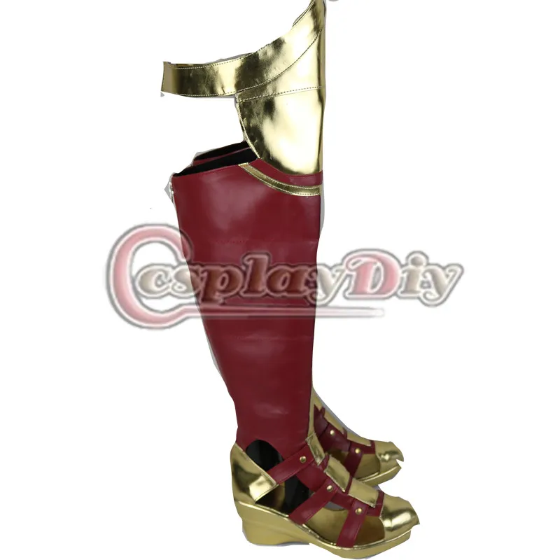 Custom Made Wonder Woman Cosplay Boots - Dawn of Justice League Women Shoes for Cosplaying DIY image 2