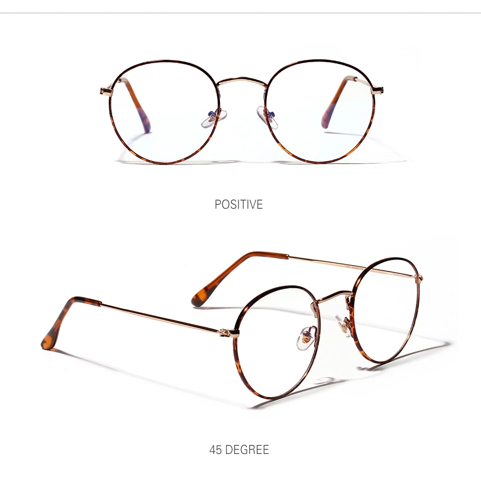 OVZA классические ретро очки оправа овальная для мужчин и женщин большая оптическая оправа очки прозрачные линзы металлические очки S2086