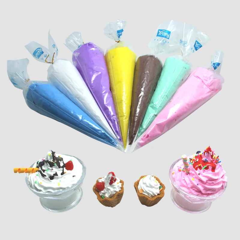 

Emulational Cream Polymer Clay Fimo Intelligent Plasticine Super Light Clay for Children without Tools