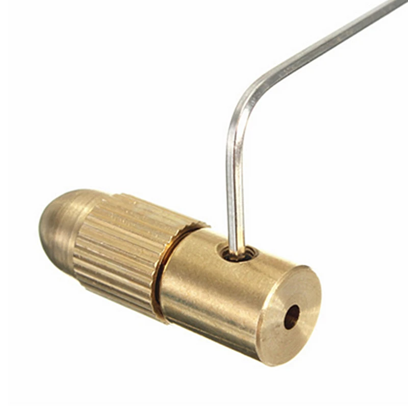 8pcs 0.5/1.0/1.5mm/2.5mm/3.0mm Small Electric Drill Bit Collet Micro Twist Drill Chuck Set with Allen Wrench