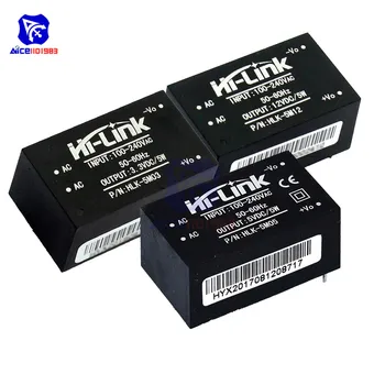 

HLK-5M03 HLK-5M05 HLK-5M12 AC-DC 240V to 3.3V 5V 12V 5W Step Down Buck Converter Power Supply Module for Intelligent Household