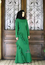 2016 muslim cotton robe slim Musilm abaya high quality dress in dubai islamic dress turkish traditional
