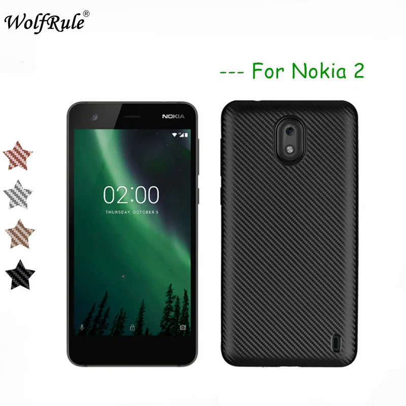 WolfRule СПС чехол для телефона Nokia 2 Роскошный с полной защитой из углеродного