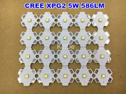 20 шт. оригинальный CREE XPG2 1w2w3w4w5w S2 S3 586LM coldwhite neutralwhite Warmwhite 20 мм PCB DIY светодиодный фонарик