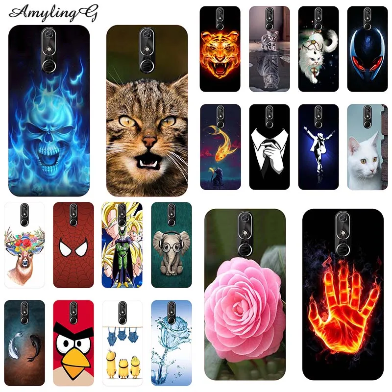 

For Cubot Power Case Soft Silicone Back Cover Cases For Cubot Power Painting Abstract Soft Coque Cases Patterned Shell Skin Cute