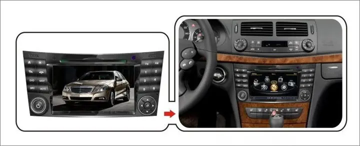 Автомобильный радиоприемник Android мультимедиа для Mercedes Benz CLS C219 2004-2008 2009 2010 DVD плеер gps навигации Аудио Видео Стерео Системы