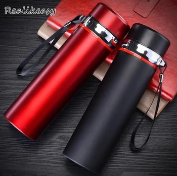 

Vacuum Flasks Thermoses 450ml Stainless Steel Insulated Thermos Cup Coffee Mug Travel Drink Bottle Termo Para Comida Cute 60MX