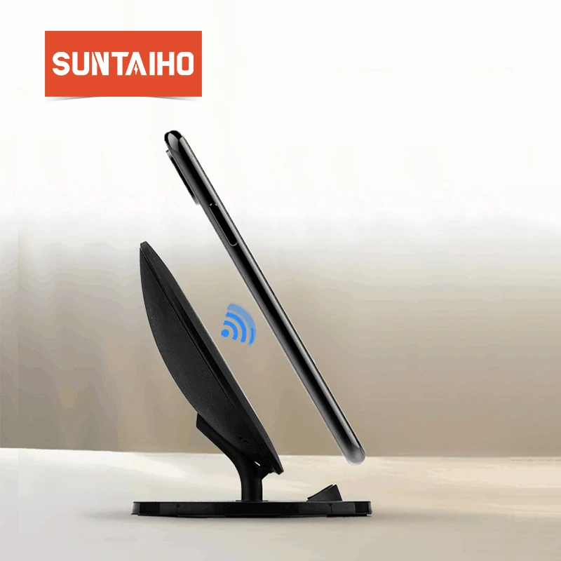 Suntaiho 10W 9V/2A Quick Wireless Charger Qi For iPhone X/8 5W 5V/2A USB upright Wireless Charger For Samsung S8/S7 Charging Suntaiho 10W 9V/2A Quick Wireless Charger Qi For iPhone X/8 5W 5V/2A USB upright Wireless Charger For Samsung S8/S7 Charging