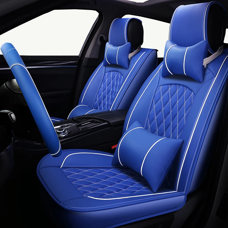 

(Front+Rear)universal leather car seat cover for volvo 850 s40 s60 s80 s80l v40 v50 v60 v70 xc60 xc70 xc90 of 2010 2009 2008