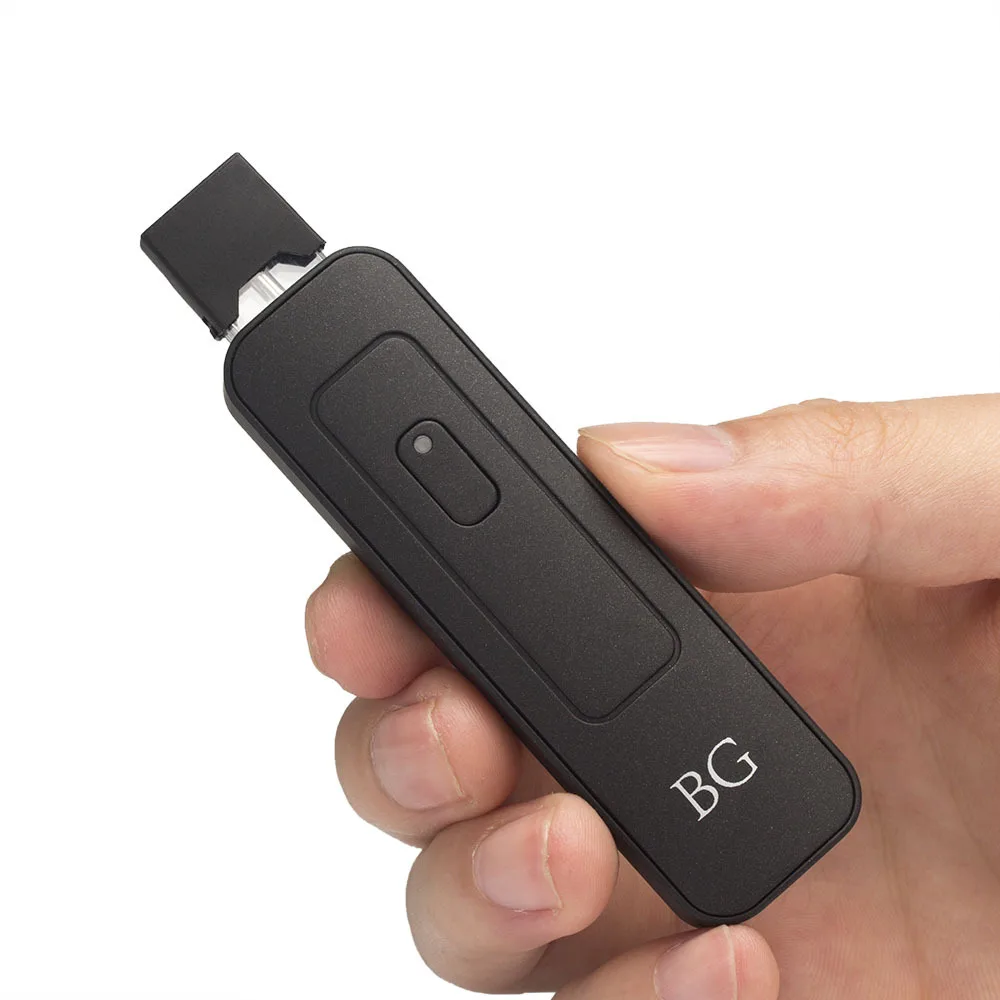 Стартовый комплект nijel BG с зарядным устройством USB, все в одном Vape, 650 мАч, батарея для электронных сигарет, испаритель, подходит для JUUL Pod картриджа