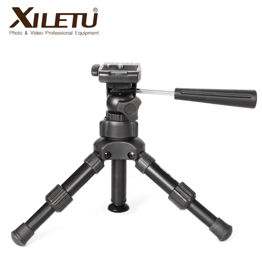 Portátil para Nikon Digital com Três Dimensões da Cabeça do Tripé Xiletu Mini Mesa Tripé Flexível Dslr Câmera Panorâmica Xb-2