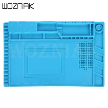 

Magnetic Heat Insulation Silicone Mat Repair Kit,Soldering Station Mat,Soldering Magnetic Mat,Phone Repair Mat 17.7 x 11.8 inch