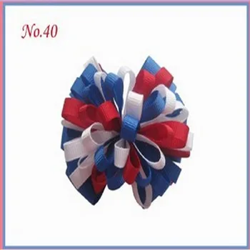 

50 BLESSING Good Girl Boutique 3"fireworks Hair Bows Clip