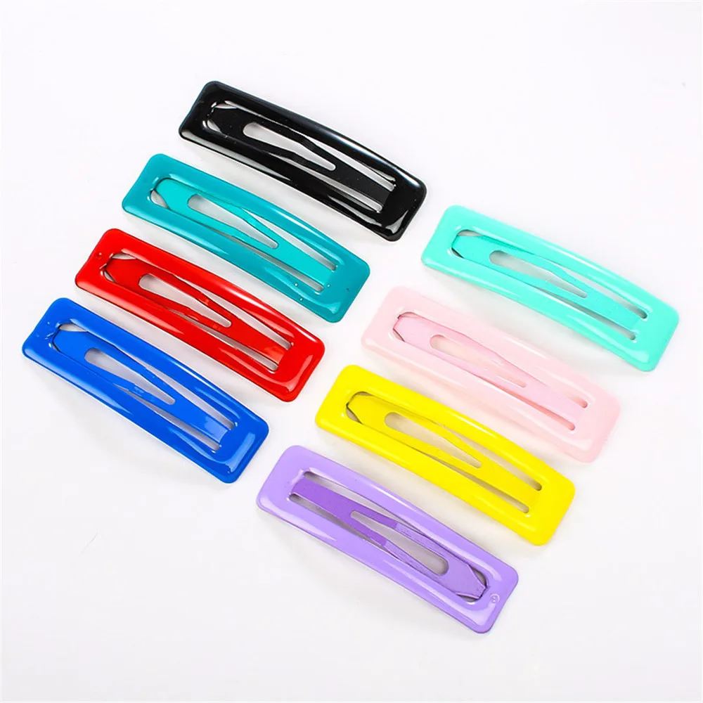 Милые разноцветный яркие заколки для волос оснастки зажим для волос для девочек элегантный корейский дизайн оснастки Заколкой Для женщин BB волос зажим, аксессуар для волос