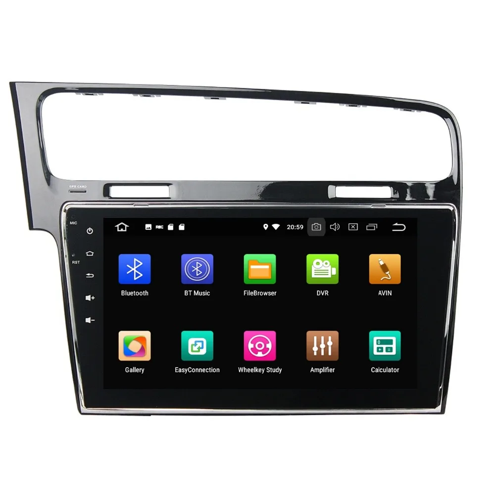 Sale 4GB+32GB Octa Core 10.1" Android 8.0 Car Radio DVD Player for VW Volkswagen Golf 7 2013 2014 2015 GPS Bluetooth WIFI Mirror-link 1
