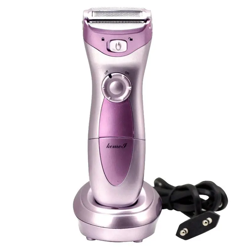 

Top Sale Kemei Epilator Mini Rechargeable Lady Electric Hair Remover Shaver Body Face Leg Use for Women KM-200A