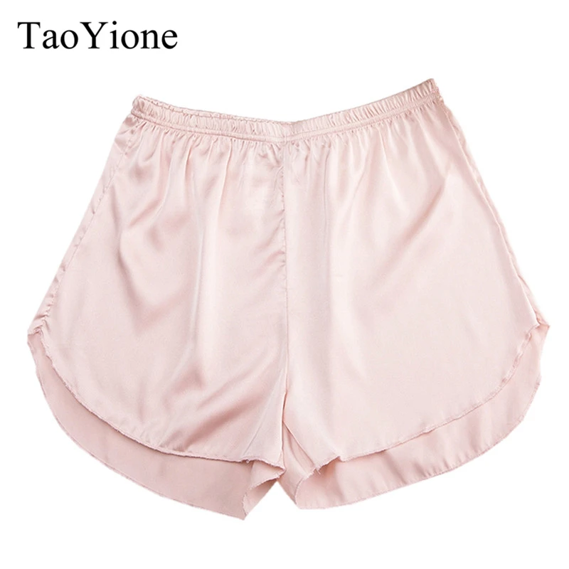 Vintage Side Bow Belt Summer Shorts Women Casual Soft