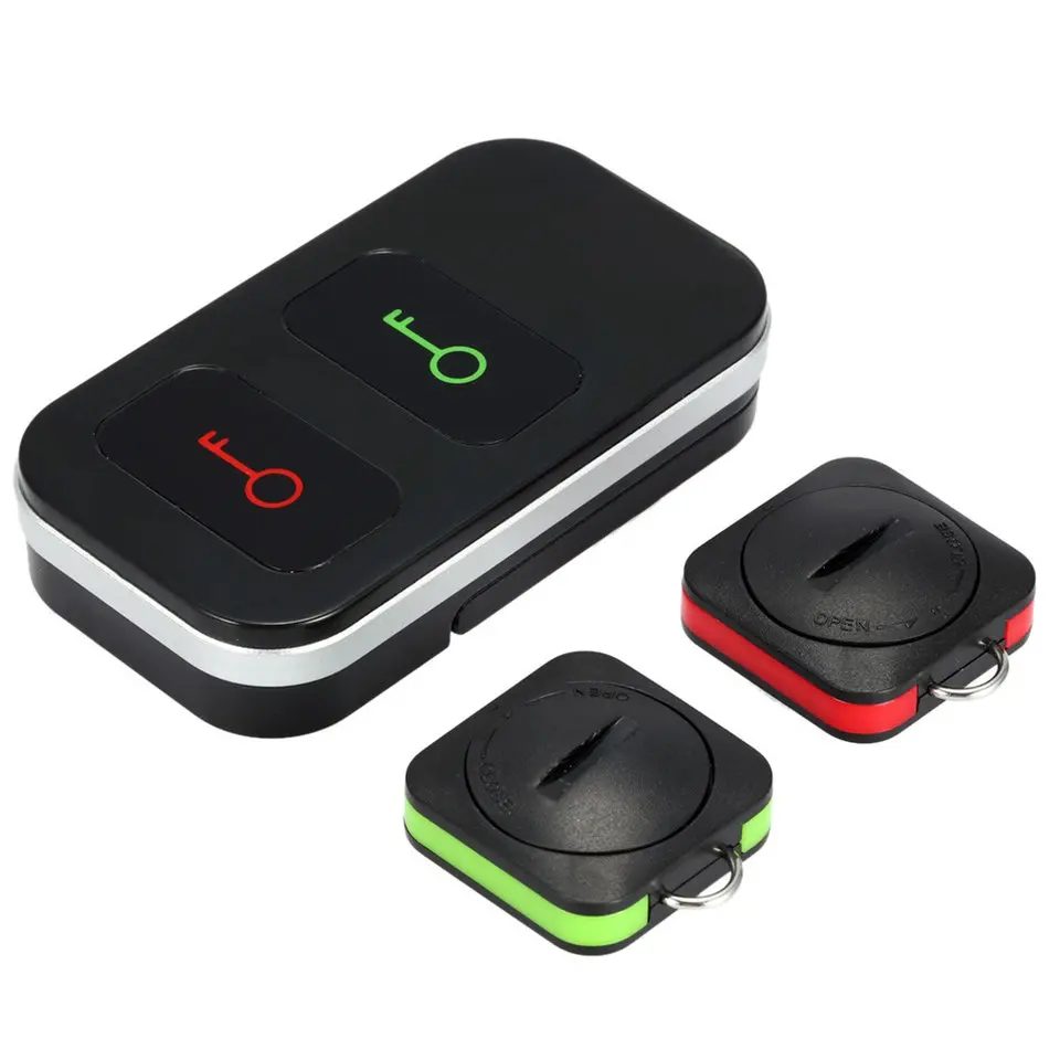 

TS-ET890 Hot Wireless Lost Key Finder Locator 2 Receivers + 1 Transmitter Key Chain Remote Control Transmitter Key Finders