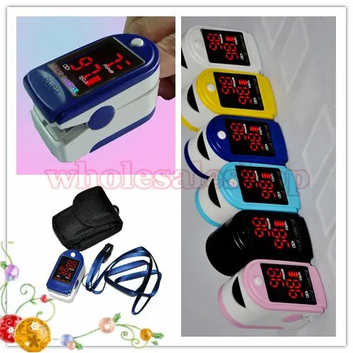 

LED fingertip pulse oximeter/oxymeter free Shipping by EMS+100% guaranteed