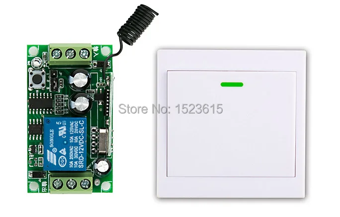 

New digital Remote Control Switch DC12V Receiver Wall Transmitter Wireless Power Switch 315MHZ Radio Controlled Switch Relay