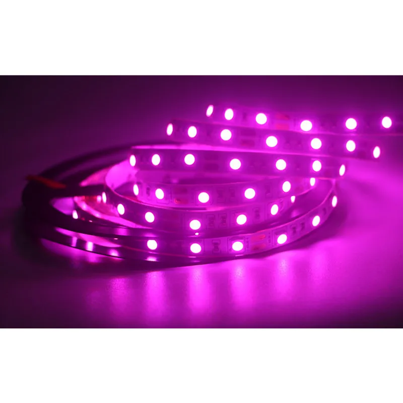 5 м/упак. 5050 SMD более яркая светодиодная лента постоянного тока 12 В 60 светодиодов/м