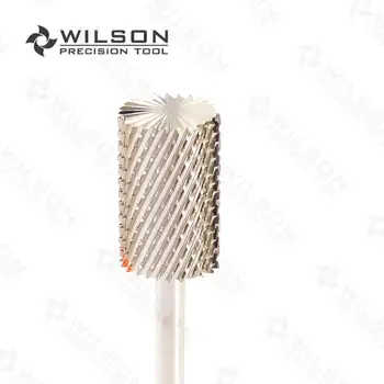 

8.0mm Big Pink & White Bit - Medium (M-1110041) - Sliver - WILSON Carbide Nail Drill Bit