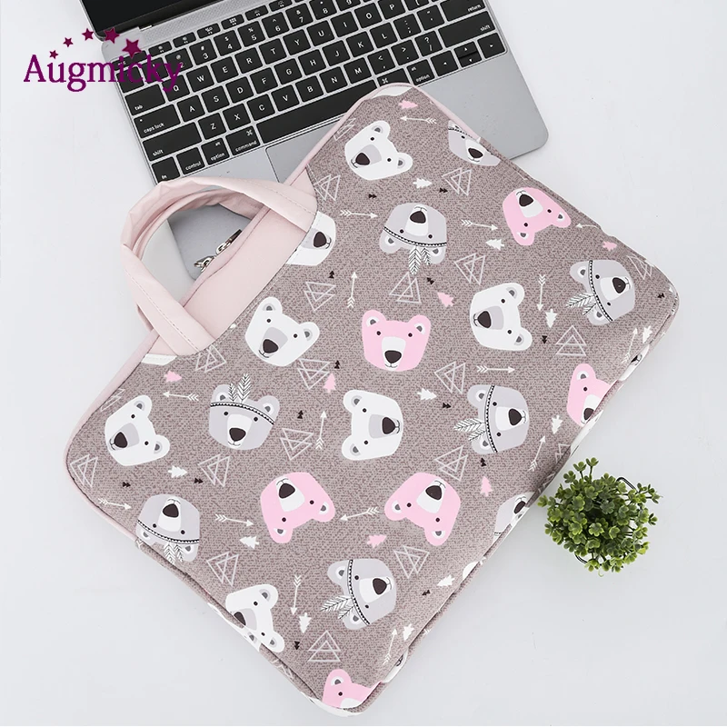 2019 Newest Women Laptop Messenger Shoulder Bag Waterproof Carrying Case for Macbook Dell HP 13 14 15 15.6 inch Handbag