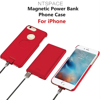 

5000mAh Portable Power Bank Charger Cover For iPhone X 8 7 6s Plus 4000mAh External Battery Case For iPhone 8 7 6 6S Power Case