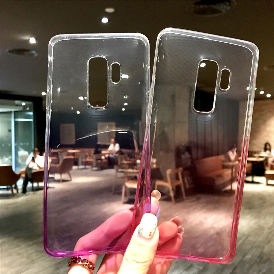 Силиконовый чехол Twilight Rainbow 2 в 1 для Samsung Galaxy S9 S8 Plus Note 9 8 A5 A7 2017 A6 J4 J6 J2 Pro 2018 мягкий из
