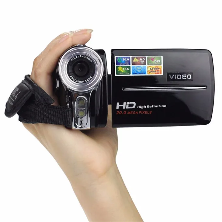 Удивительный 3-дюймовый TFT ЖК-дисплей цифровой Камера 720 P HD 20MP видеокамера высокое качество 16x цифровой зум DV Камера
