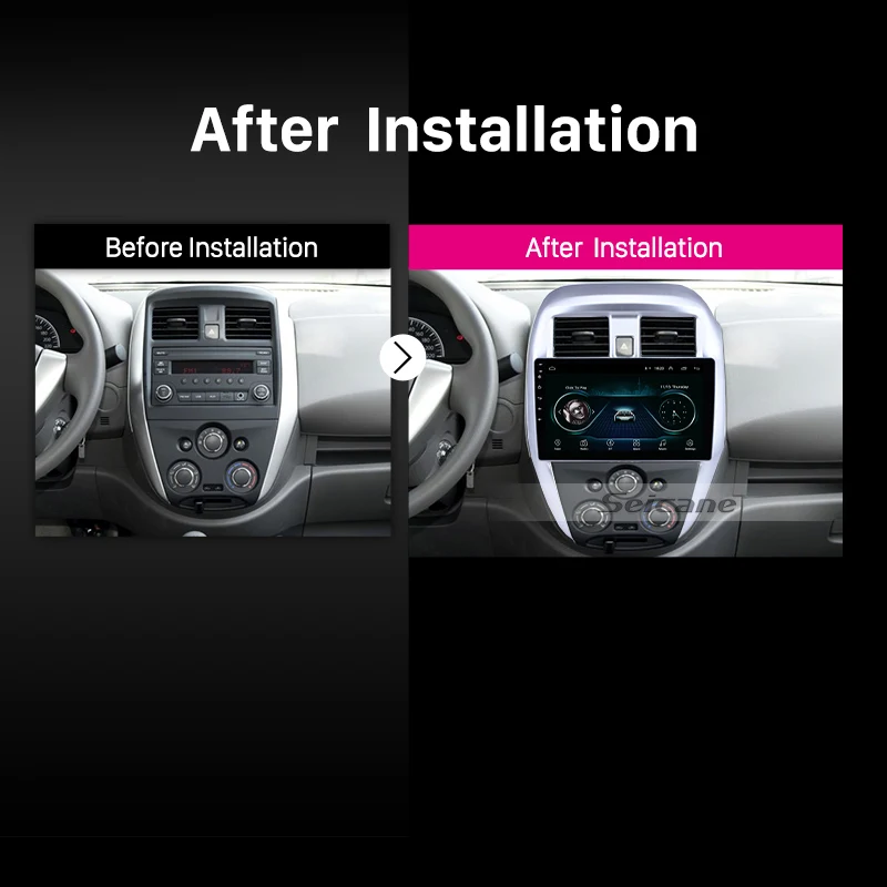 Автомобильный проигрыватель Seicane 10 1 дюймов Android 8 для 2015 Nissan Old Sunny мультимедийный