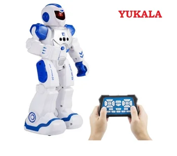 

Remote Control Intelligent Robot Gesture Sensing Programming Charging Children Dancing Robot Fighting Defentor Boys