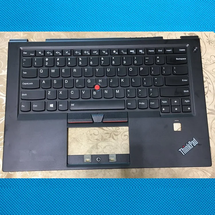 Для lenovo ThinkPad X1 углерода 4th клавиатура с вырезами под ладонь верхний регистр крышка с подсветкой 01AV154 SB30K59265