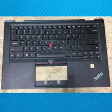 Для lenovo ThinkPad X1 углерода 4th клавиатура с вырезами под ладонь верхний регистр крышка с подсветкой 01AV154 SB30K59265