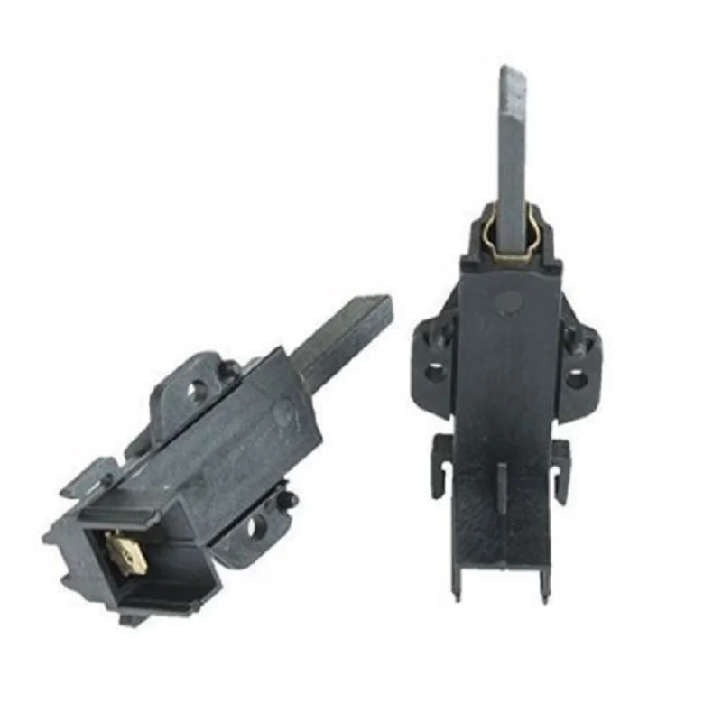 A Pair Motor Carbon Brushes And Holders For BEKO WM6167S/WM6167W