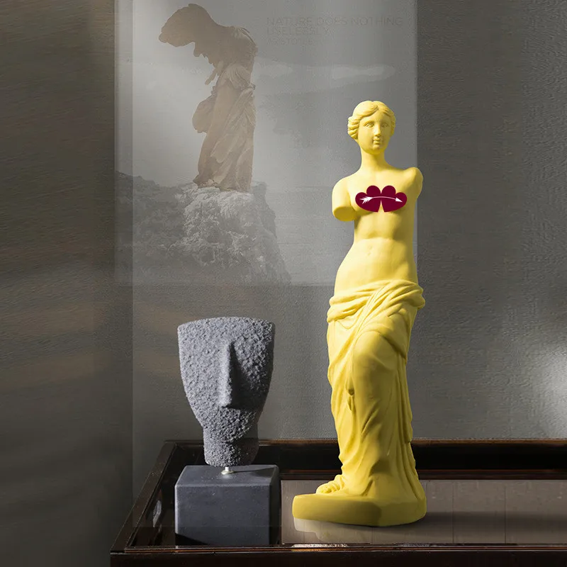 Статуэтка Венеры богиня бюст римская мифологическая Керамика ремесло офис клуб гостиная украшения свадебный подарок L2924