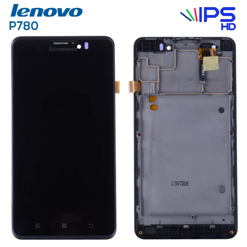 100% 5.0 Inch Оригинальный тачскрин дисплей экран для LENOVO P780