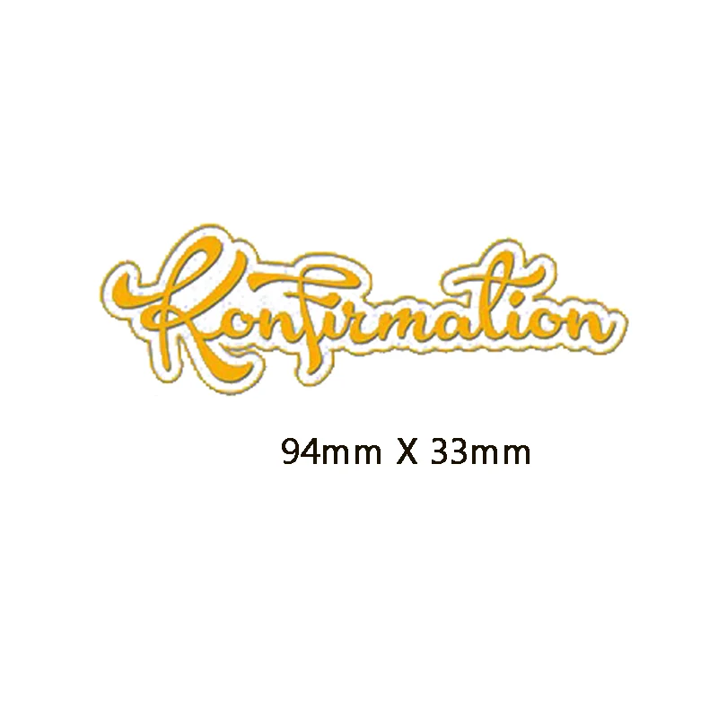 

Danish Confirmation Metal Cutting Dies for Scrapbooking New 2019 Cutting Embossing Stencils Paper Craft Die Paper Cards Making
