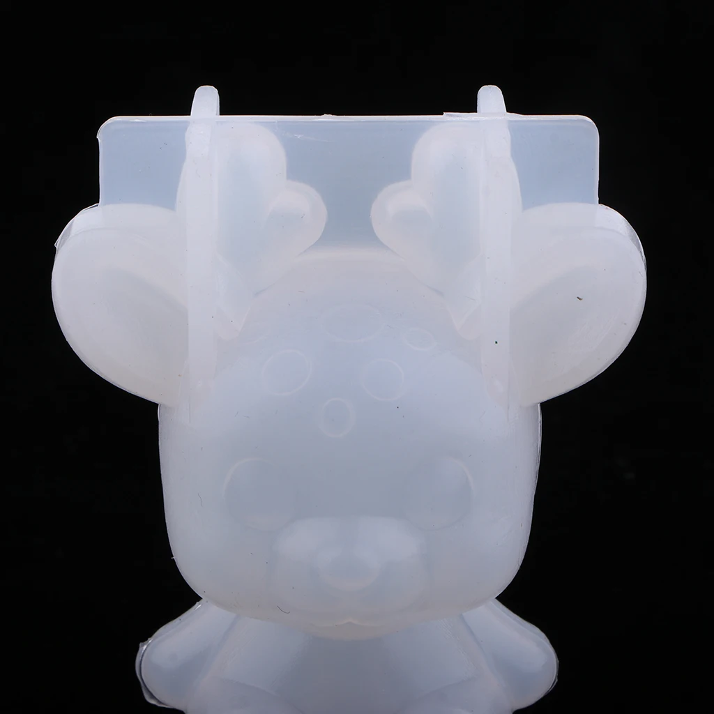 3d Milu Deer Shaped Resin Casting Mould Jewelry Making Silicone Mold for Polymer Clay, Crafting, Resin Epoxy Tools, 75x35x32mm