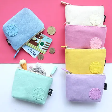 Farbe Gray Kleingeld Letter purple Weibliche gelb Tasche green Brieftasche Tqy138 Kurzen Candy yellow Leinwand green Letter Geld Männer Mini Damen Münze blue pink Kartenhalter Geldbörse 5ZAqnx