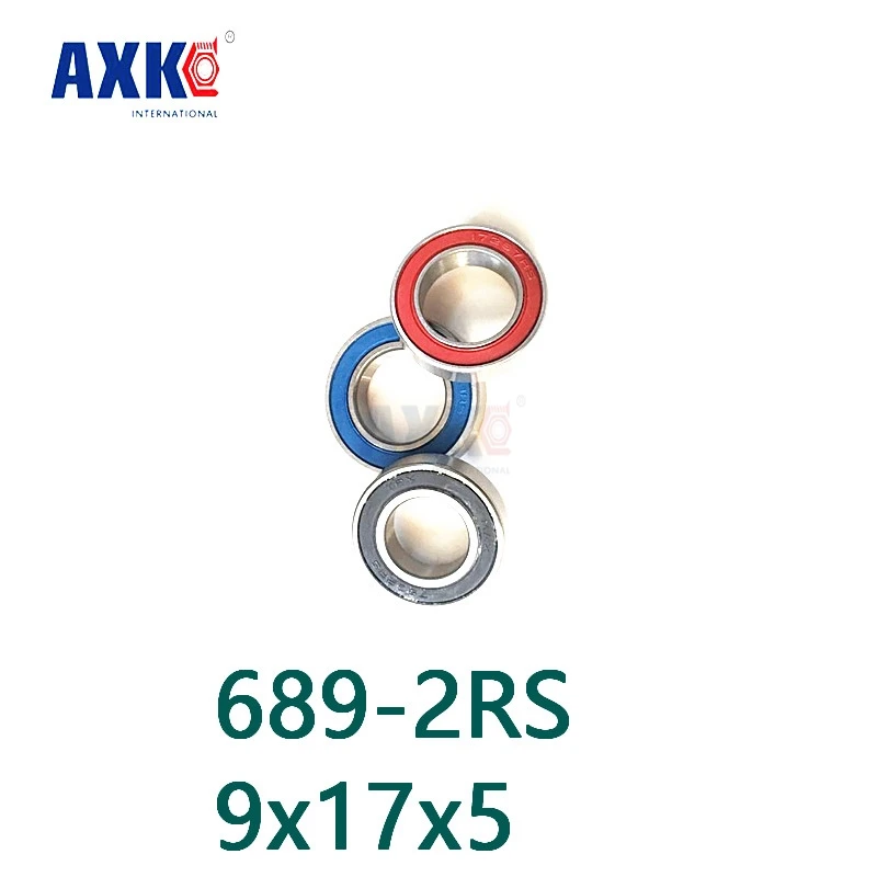 Axk 4 Stk/partij 689-2rs 9X17X5 Abec3 Hybrid Keramische Si3n4 Kogellager 689rs 689 G5 Grade Keramische bal Voor Fiets 689-2rs