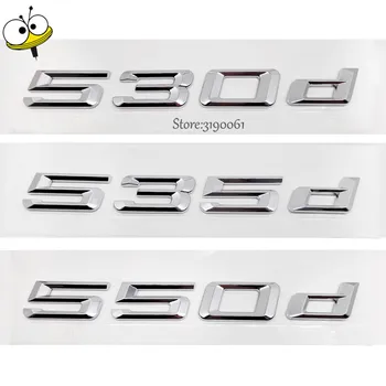 

Auto Car Rear Sticker Decal Badge Car-styling For BMW 5 Series 530d 535d 550d 530 535 550 GT DIY Sticker For BMW Rear Emblem