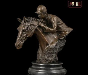 

Abstract Art Sculpture Decoration Horse Horserace Marble Bronze Statue Figurine