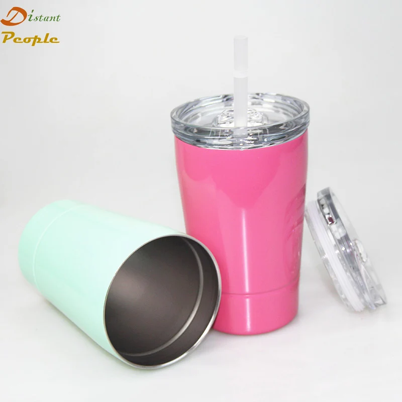 1 шт. 12 унц. Stemless Wine Tumblers портативная вакуумная Изолированная пивная кружка из