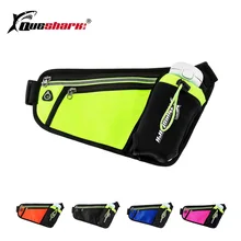QUESHARK унисекс сумка на пояс для бега с сумкой для бутылок с водой марафонская сумка на пояс для бега и прогулок Противоугонная сумка для телефона