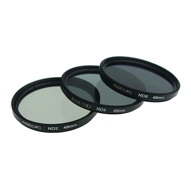 ND4 средне-серое зеркало плотности 52 мм 58 мм 62 мм 67 мм 72 мм 77 мм набор фильтров нейтральной плотности ND4 камера