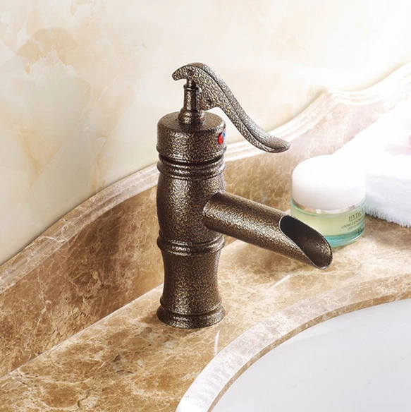 Free shipping high end european antique bathroom faucets,single handle