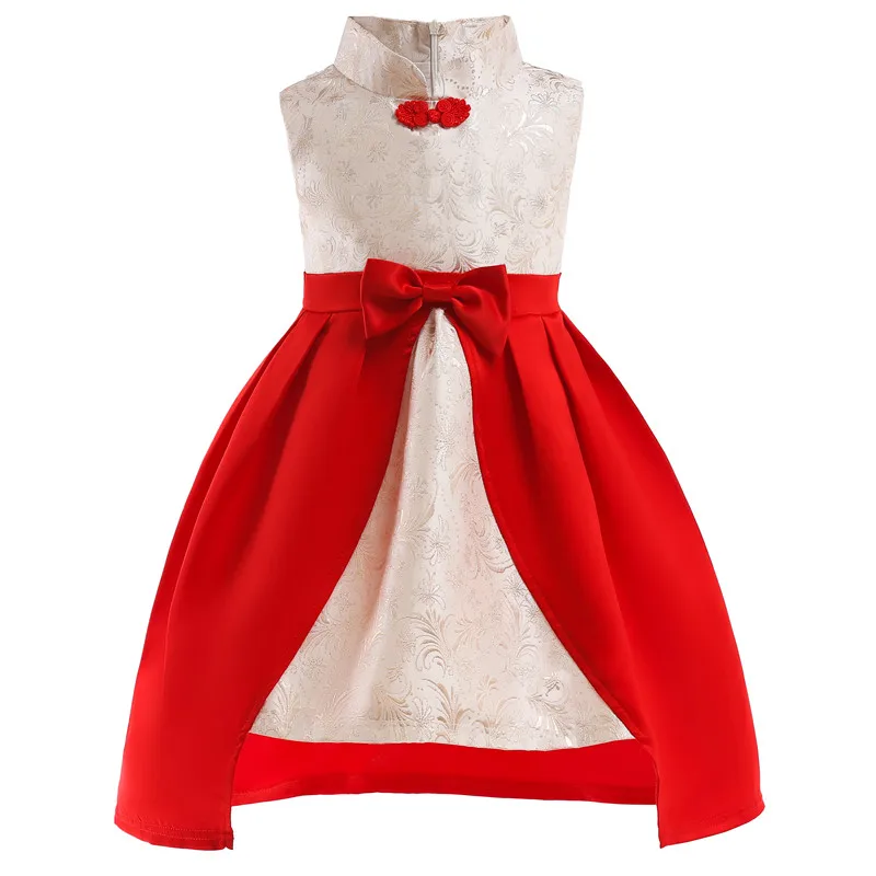 Baby girl clothes Vestido Girls dress Chinese design Big bow princess Kids Party Dress for Girls Formal Christmas clothing цена Baby girl clothes Vestido Girls dress Chinese design Big bow princess Kids Party Dress for Girls Formal Christmas clothing цены онлайн