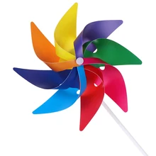 Lovely Handmade Wind Spinner Garden Yard Party Camping Windmill Wind Spinner Ornament Decoration Kids Toy