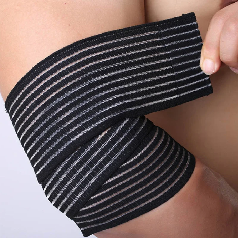 1PCS Wrist Support Elastic Sport Bandage Brace Strap Elbow Sports Safety Wristband Hand Gym Barbell Weightlifting Weight Lifting (6)
